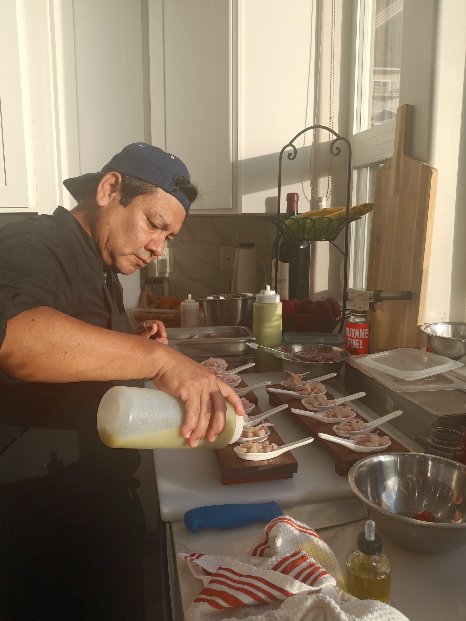Cucharitas de degustación para eventos