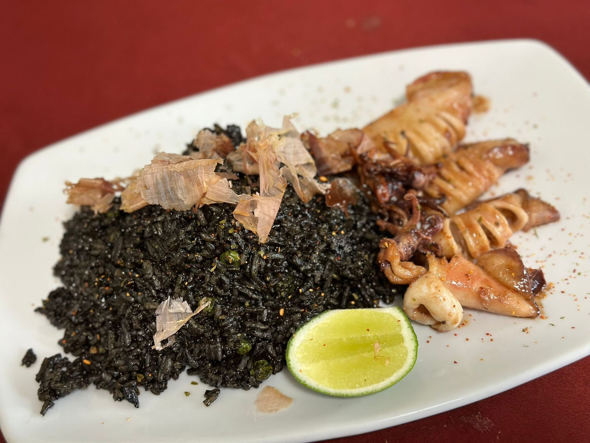Arroz con Tinta de Calamar